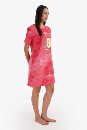 Cotton Above Knee Nightgown - Carina - كارينا