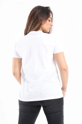 Cotton High Neck T-Shirt - Carina - كارينا