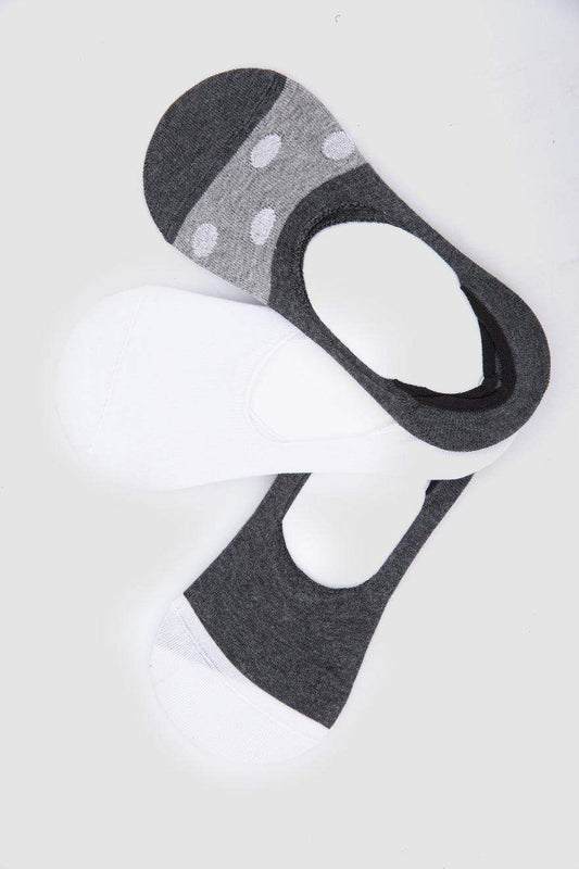 Cotton Invisible Socks - 3 Pairs - Carina - كارينا