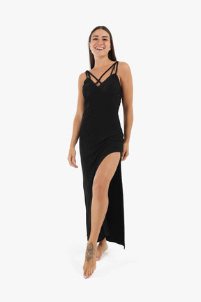 Front Criss Cross Nightgown - Carina - كارينا