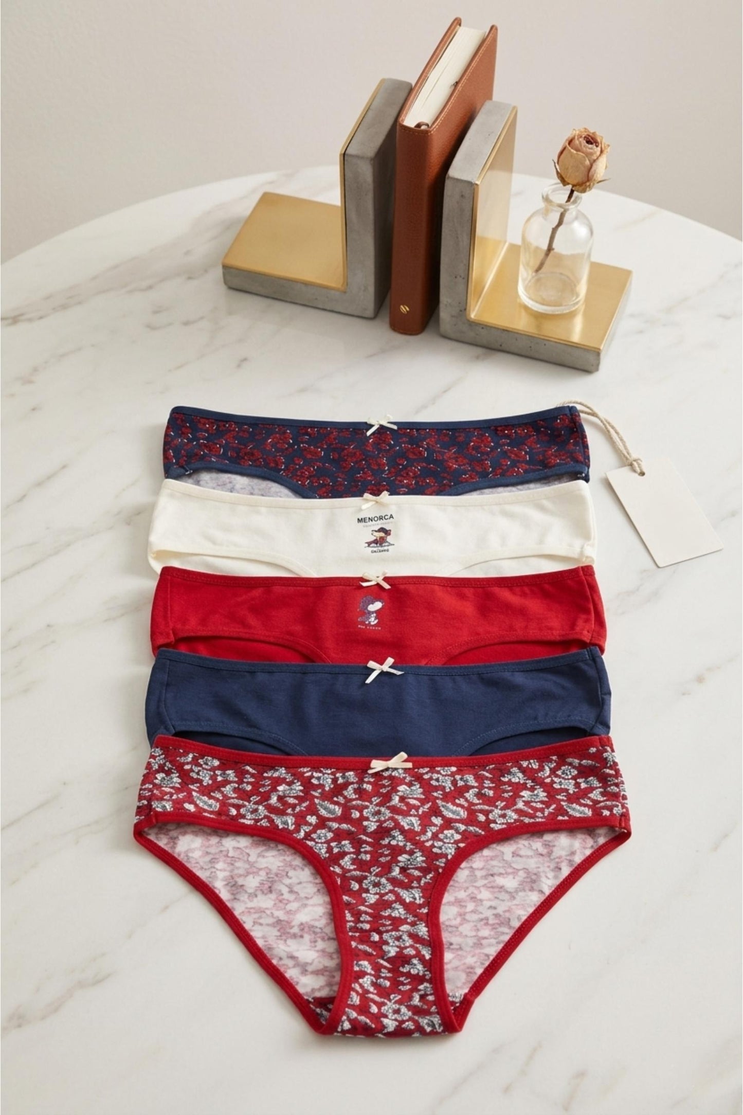 Pack of 5 Colored Bikini Panties