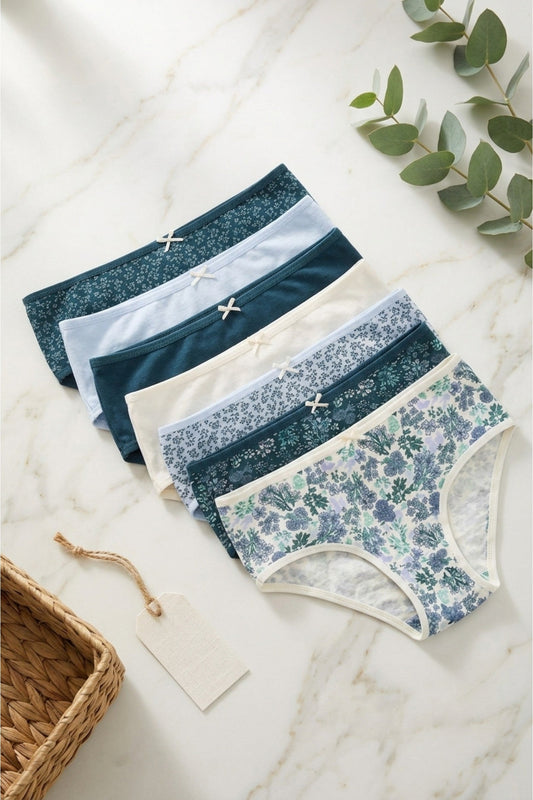 Pack of 7 Colored Brief Panties