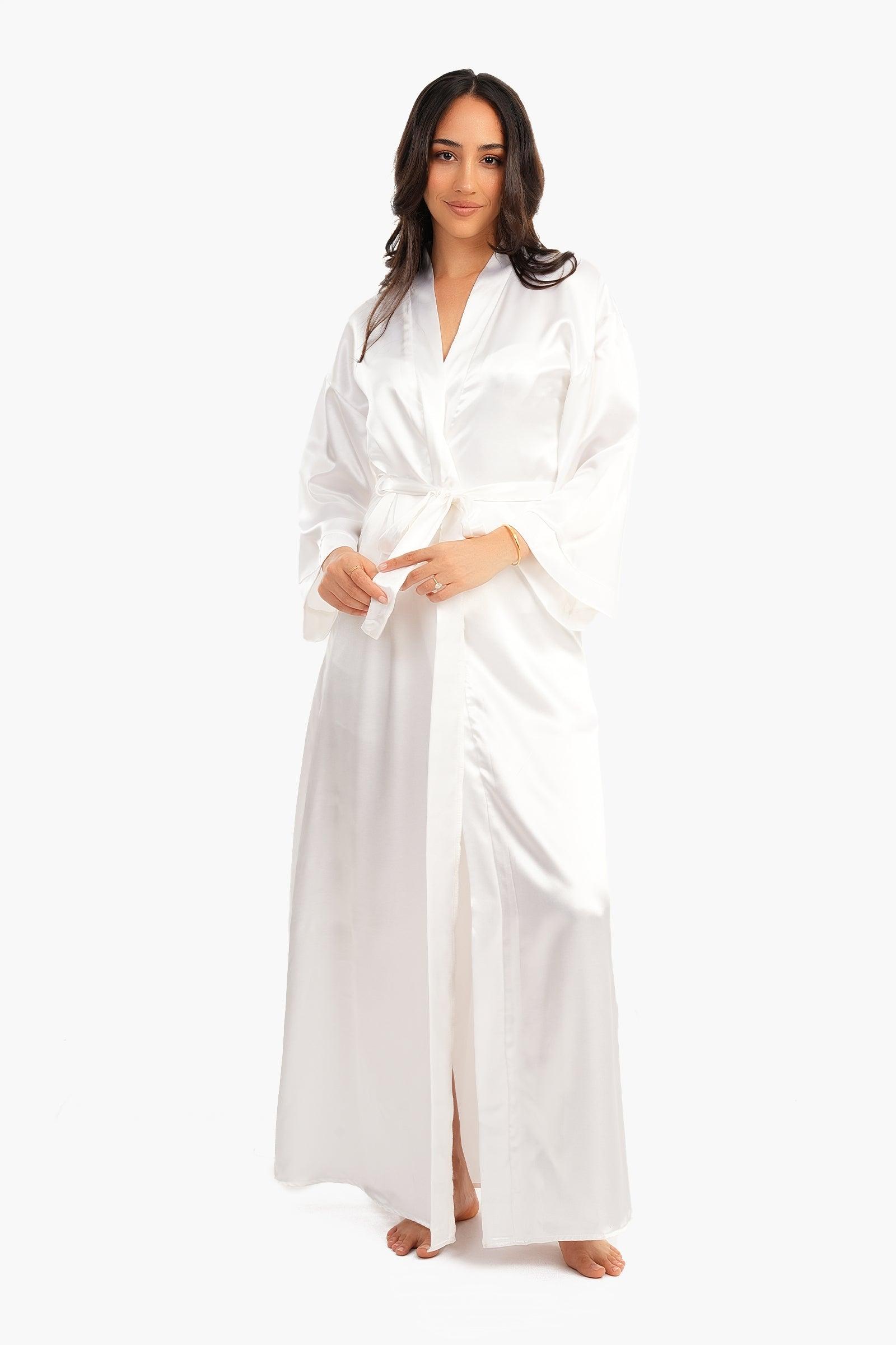 Long Satin Robe - Carina - كارينا