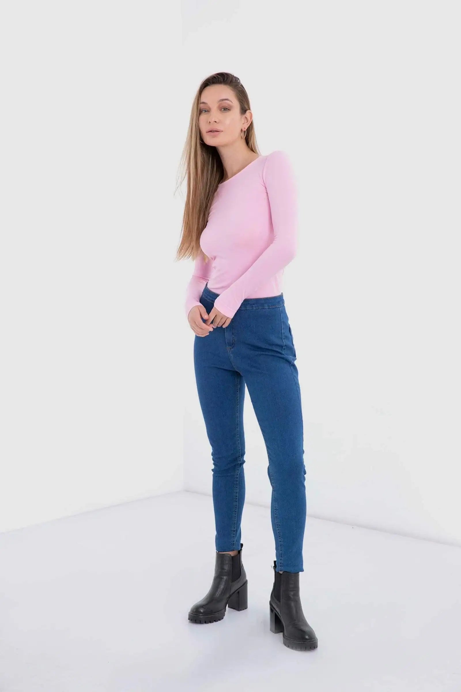 Microfiber Long Sleeves Top - Carina - كارينا