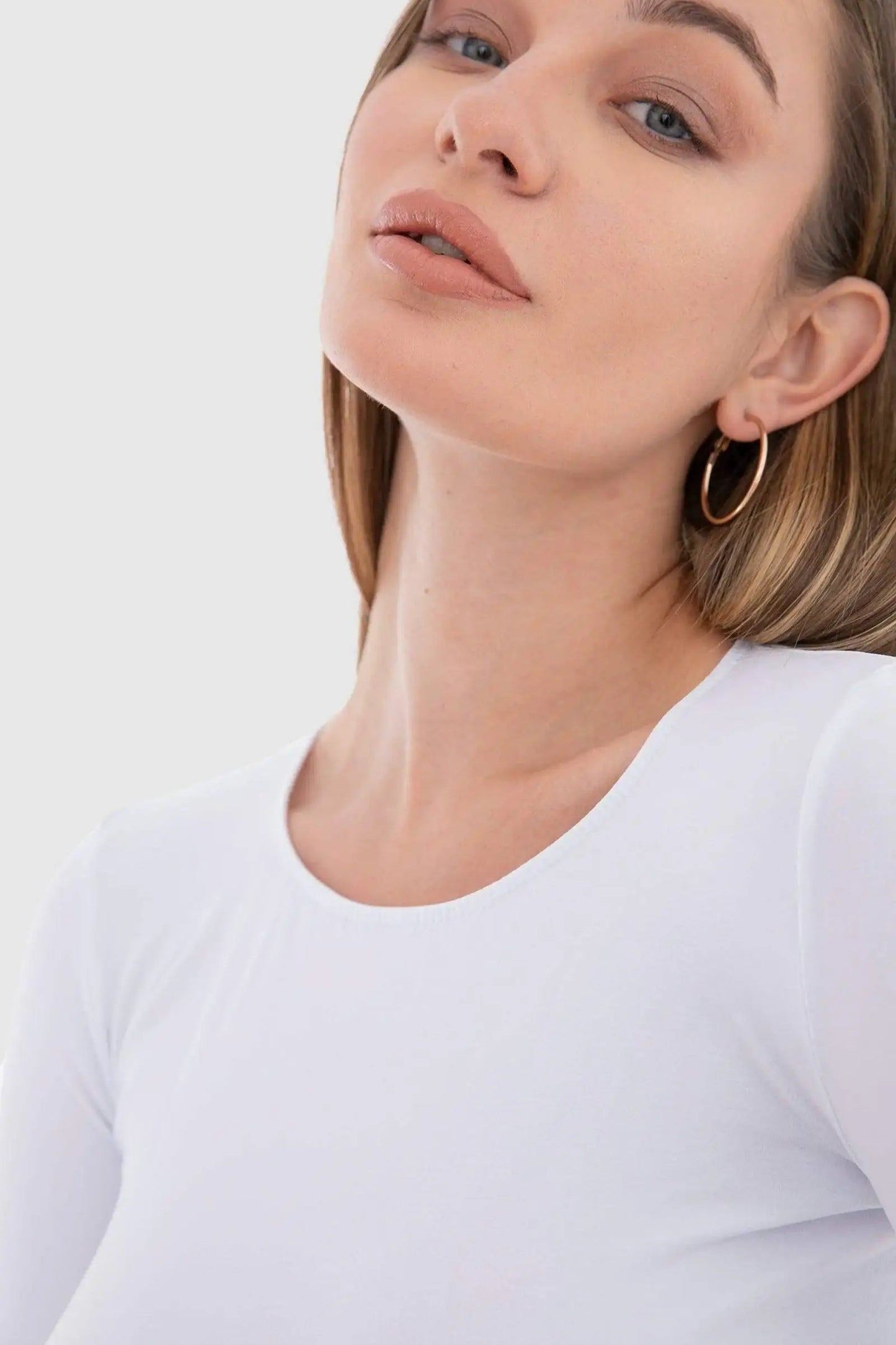 Microfiber Long Sleeves Top - Carina - كارينا