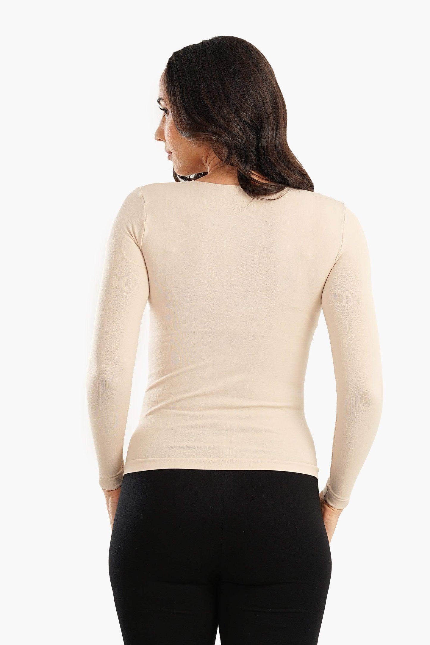 Microfiber Long Sleeves Top - Carina - كارينا