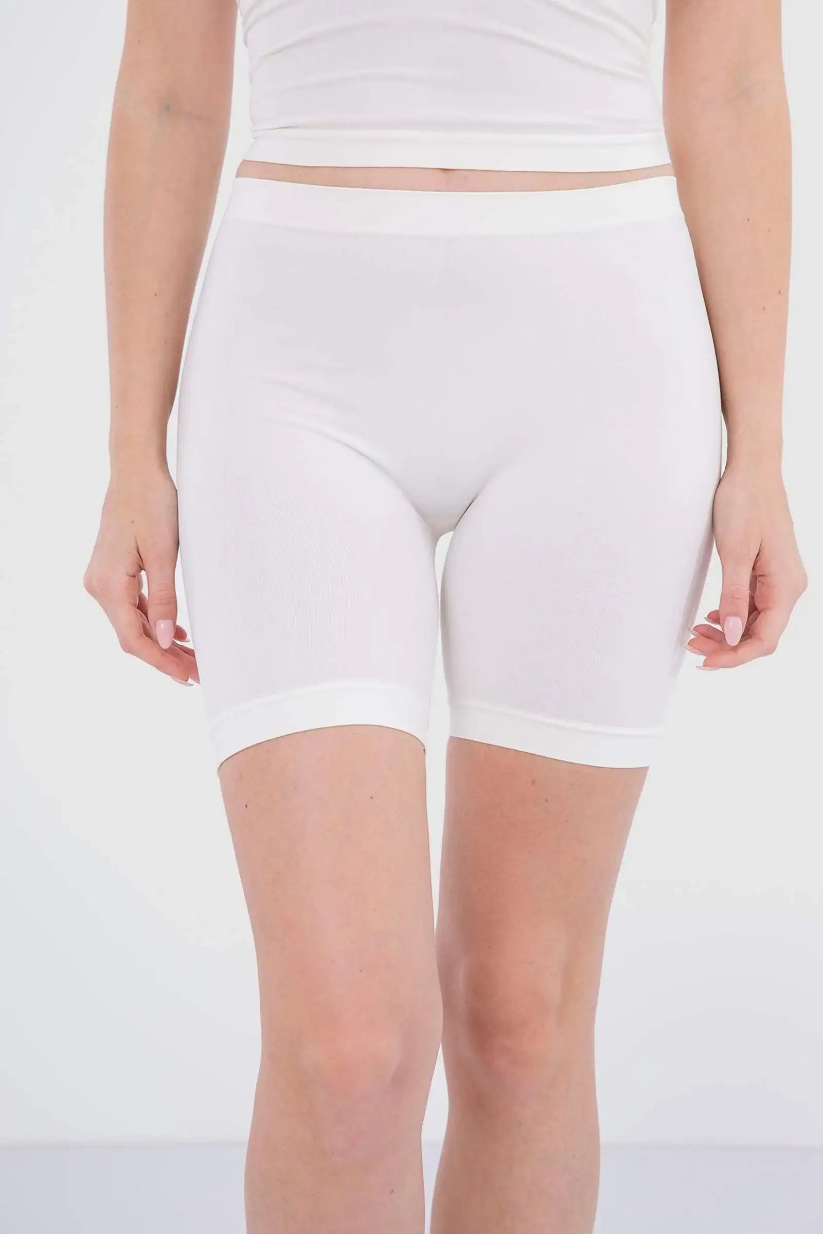 Microfiber Mid Thigh Shorts - Carina - كارينا