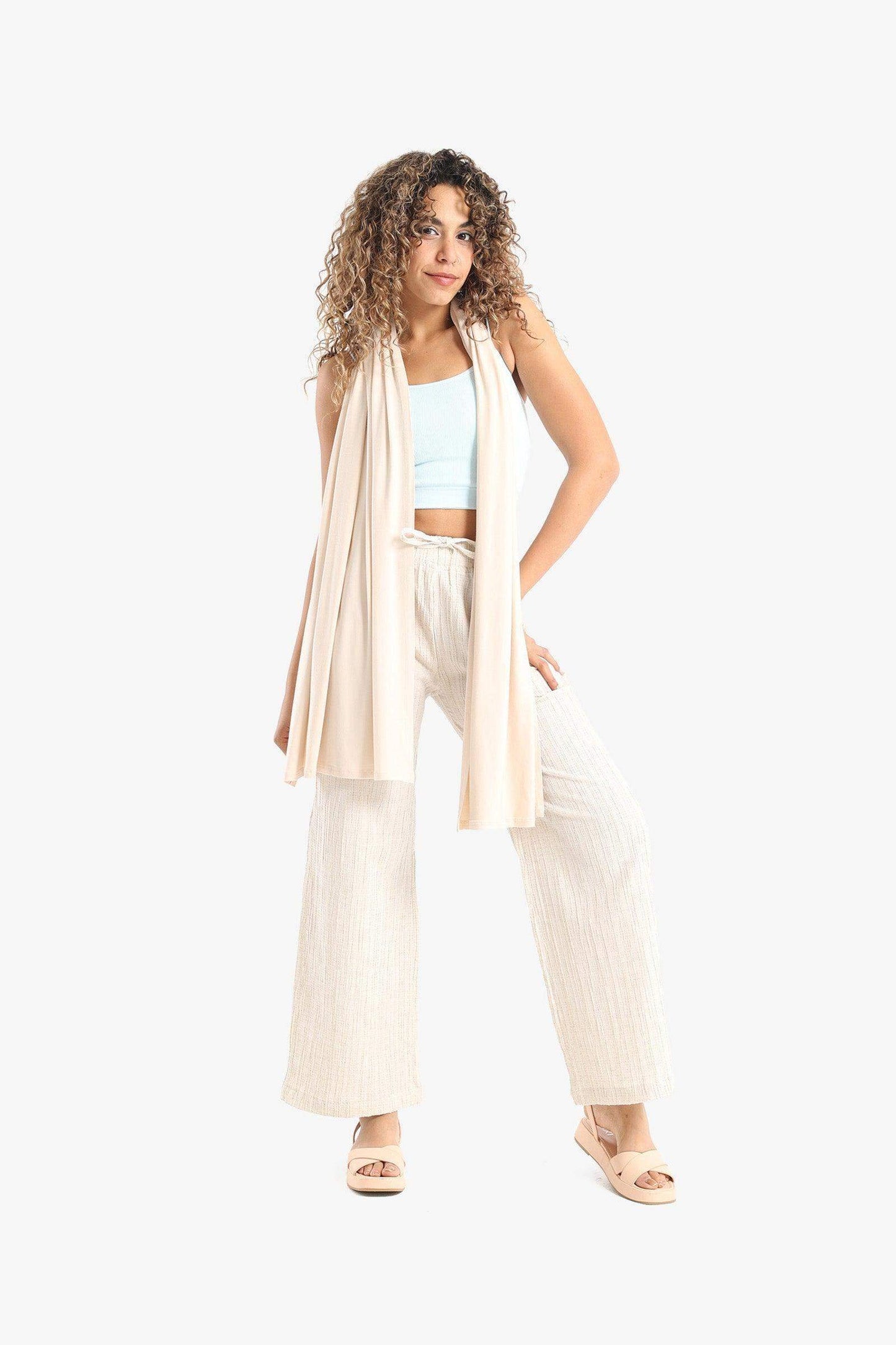 Cotton Spaghetti Straps Top