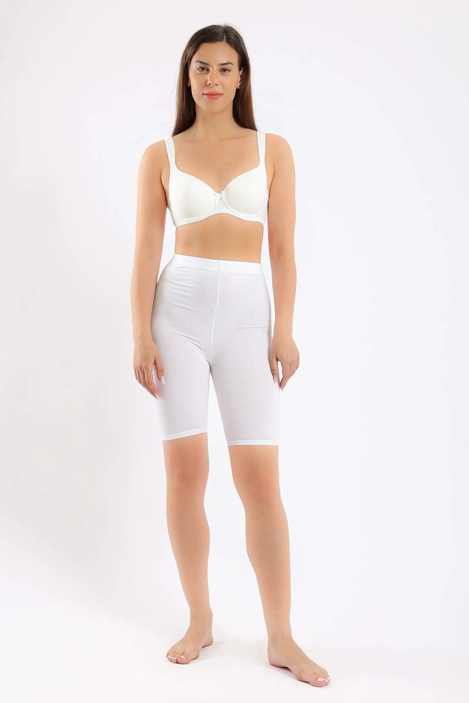 Mid Thigh Slim Shorts - Carina - كارينا