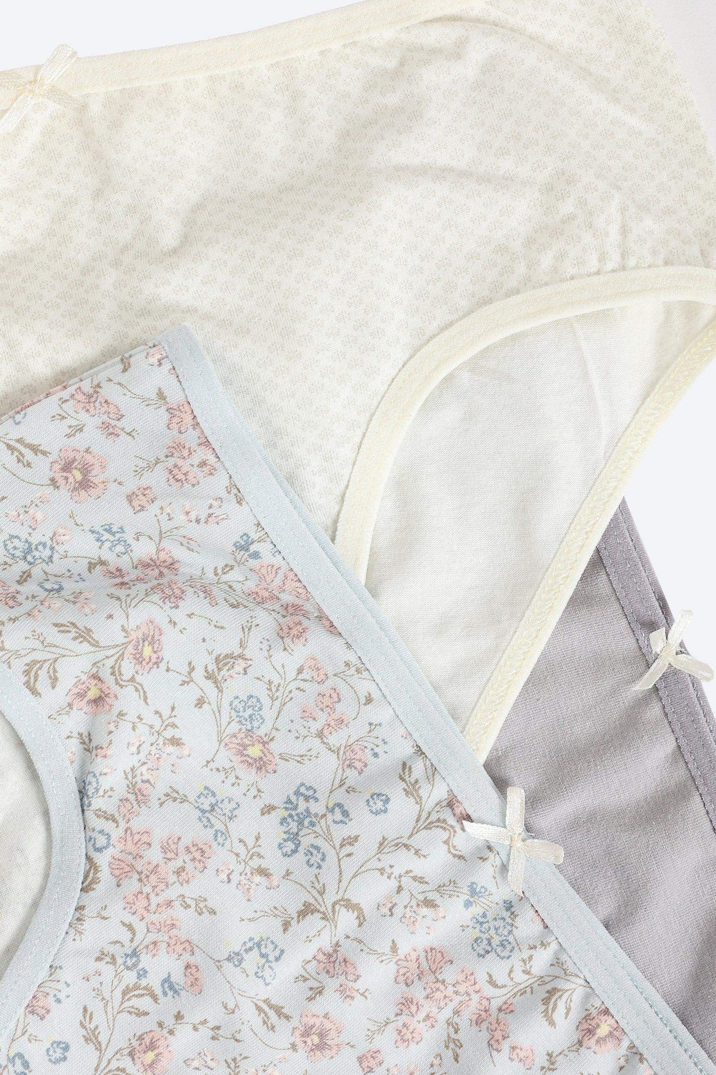 Pack of 3 Colored Brief Panties - Carina - كارينا