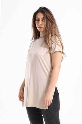 Plain Round Neck T-Shirt - Carina - كارينا