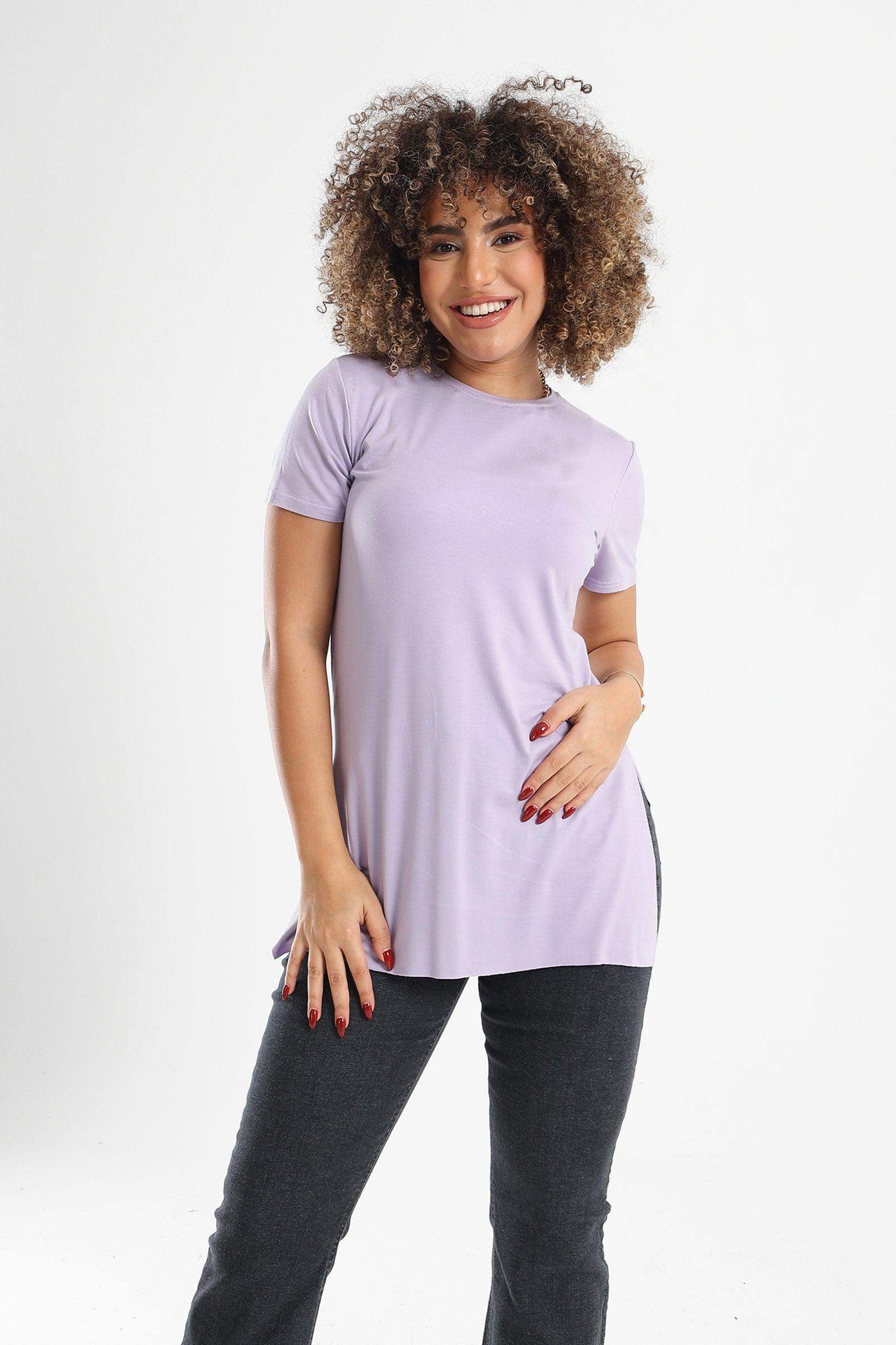 Plain Round Neck T-Shirt - Carina - كارينا