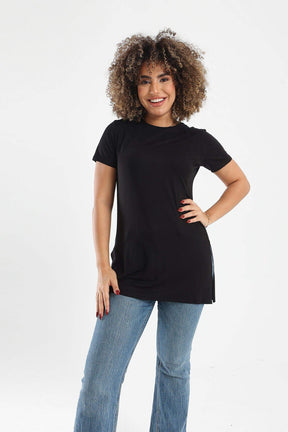 Plain Round Neck T-Shirt - Carina - كارينا