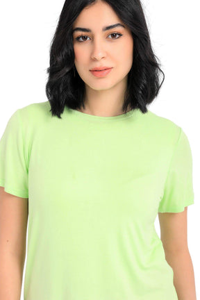 Plain Round Neck T-Shirt - Carina - كارينا