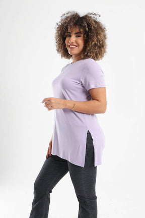 Plain Round Neck T-Shirt - Carina - كارينا