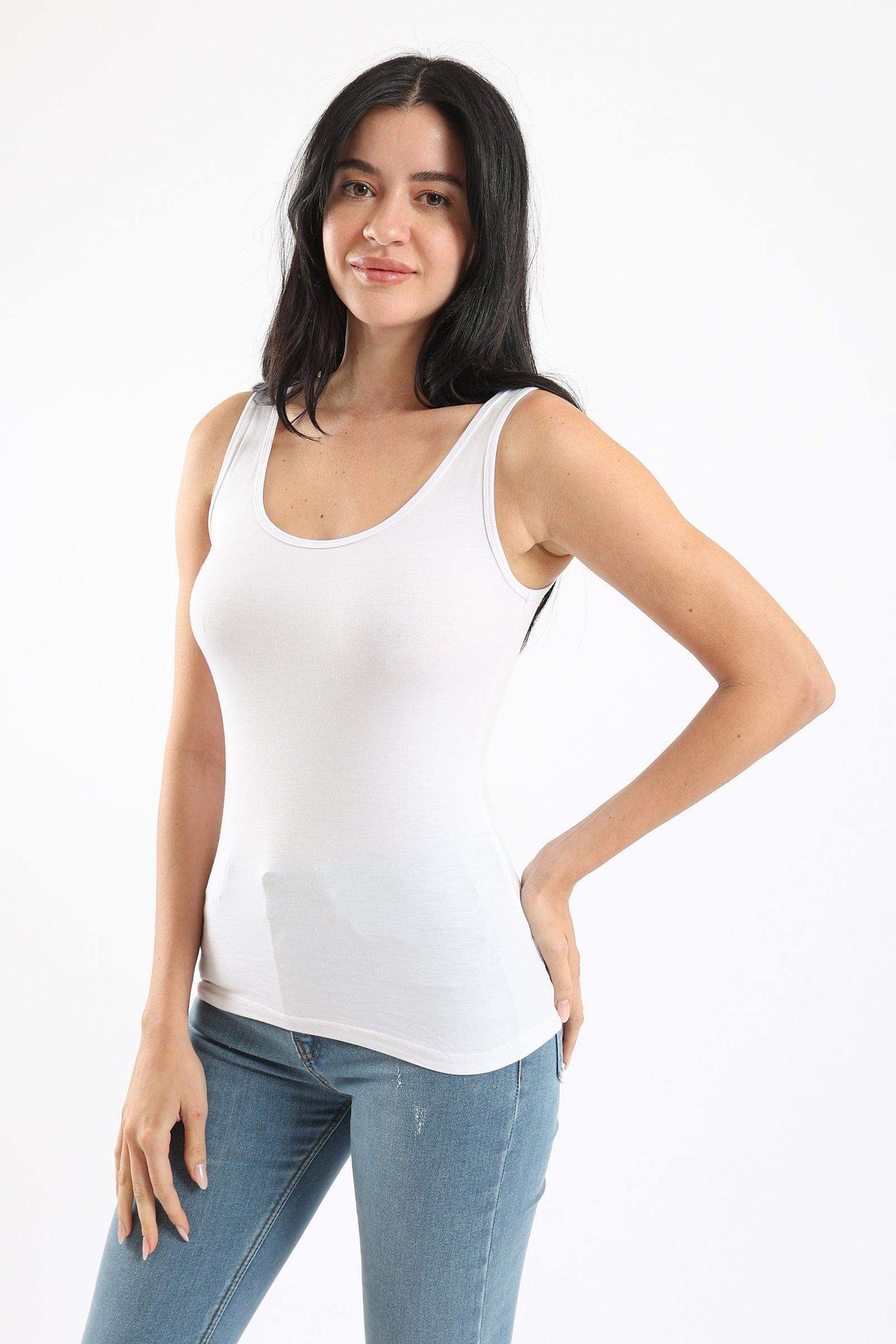 Plunge Neck Top - Carina - كارينا