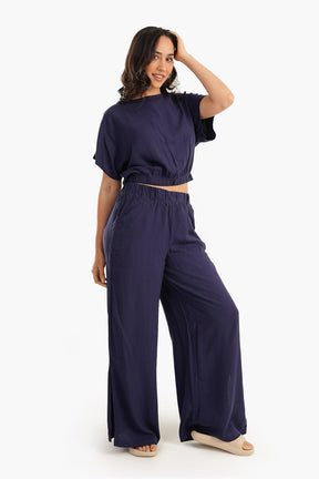 Pyjama Set with Side Slits - Carina - كارينا