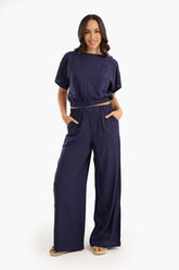 Pyjama Set with Side Slits - Carina - كارينا