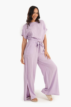 Pyjama Set with Side Slits - Carina - كارينا