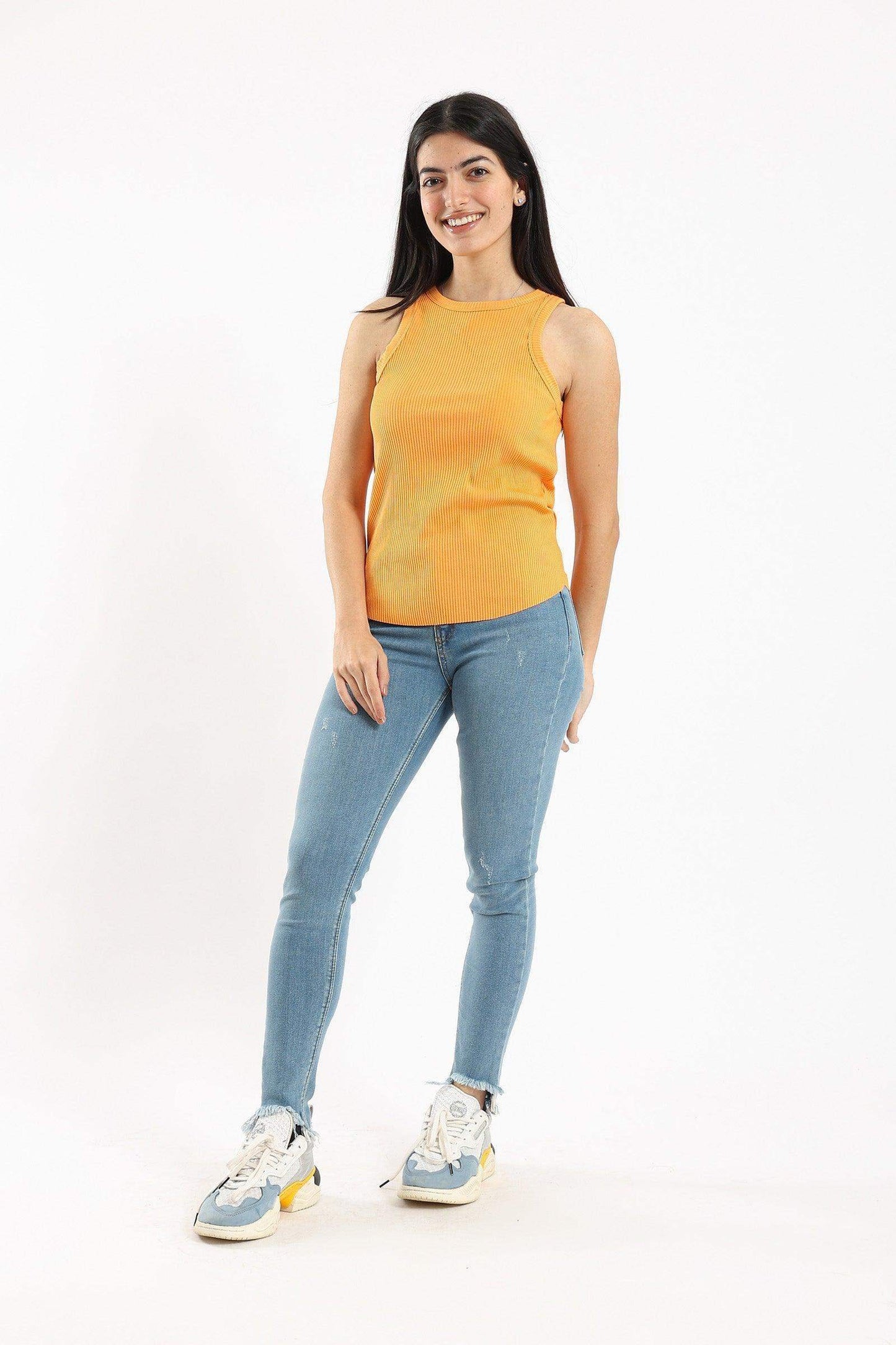 Racer Back Ribbed Top
