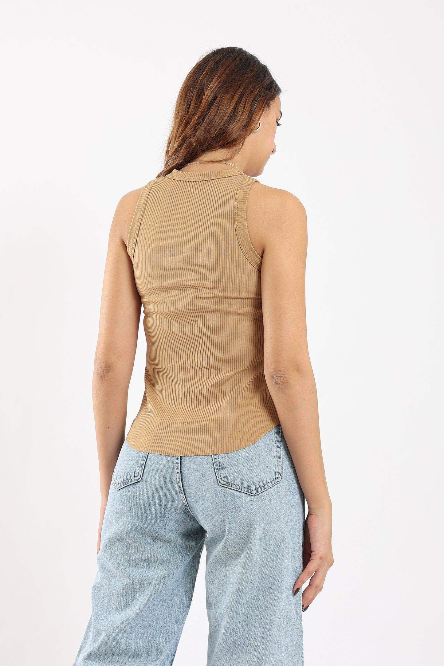 Racer Back Ribbed Top