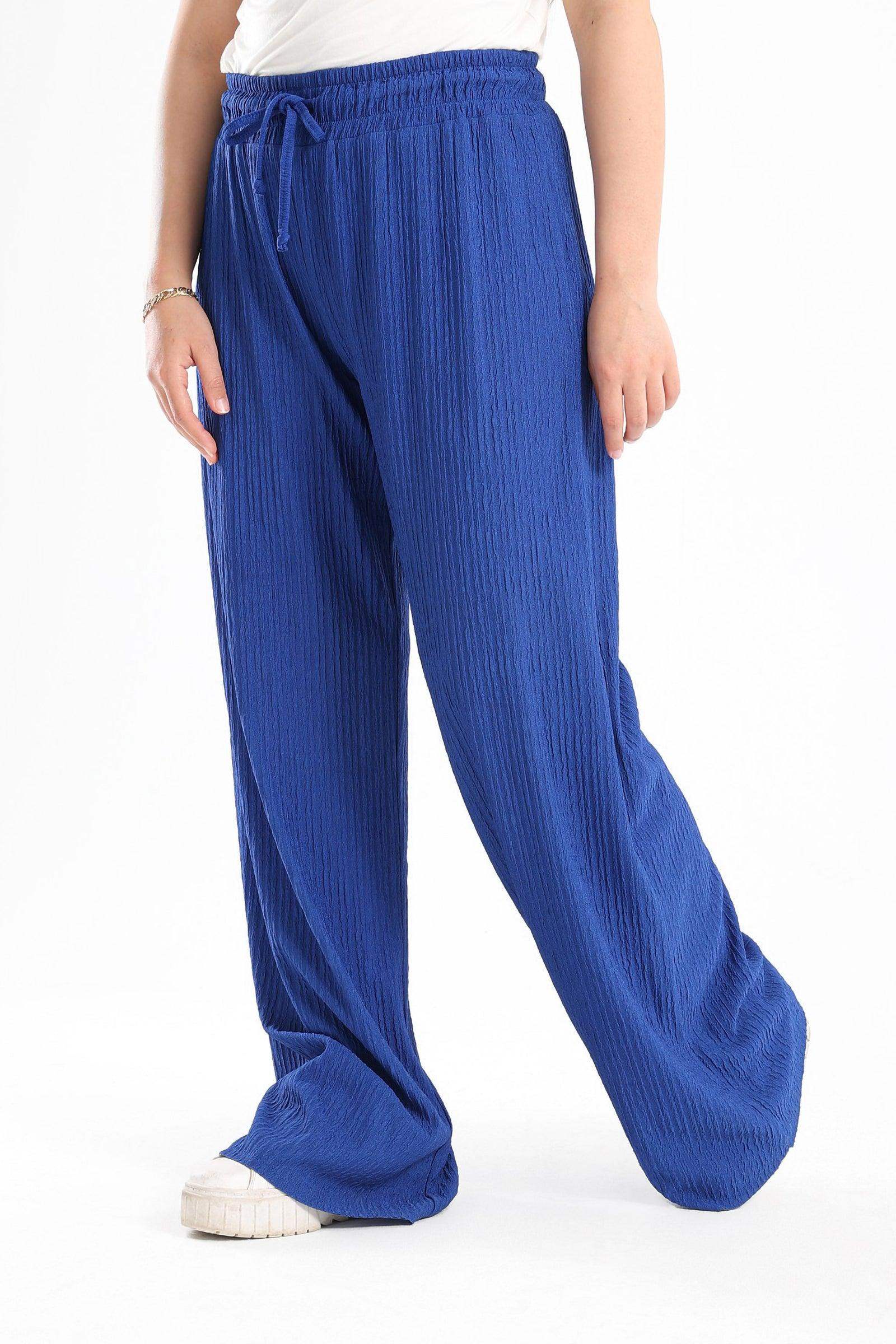 Ribbed Wide Leg Pants - Carina - كارينا