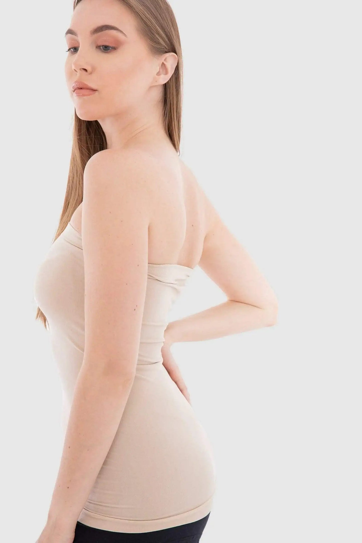 Seamless Strapless Tank Top - Carina - كارينا