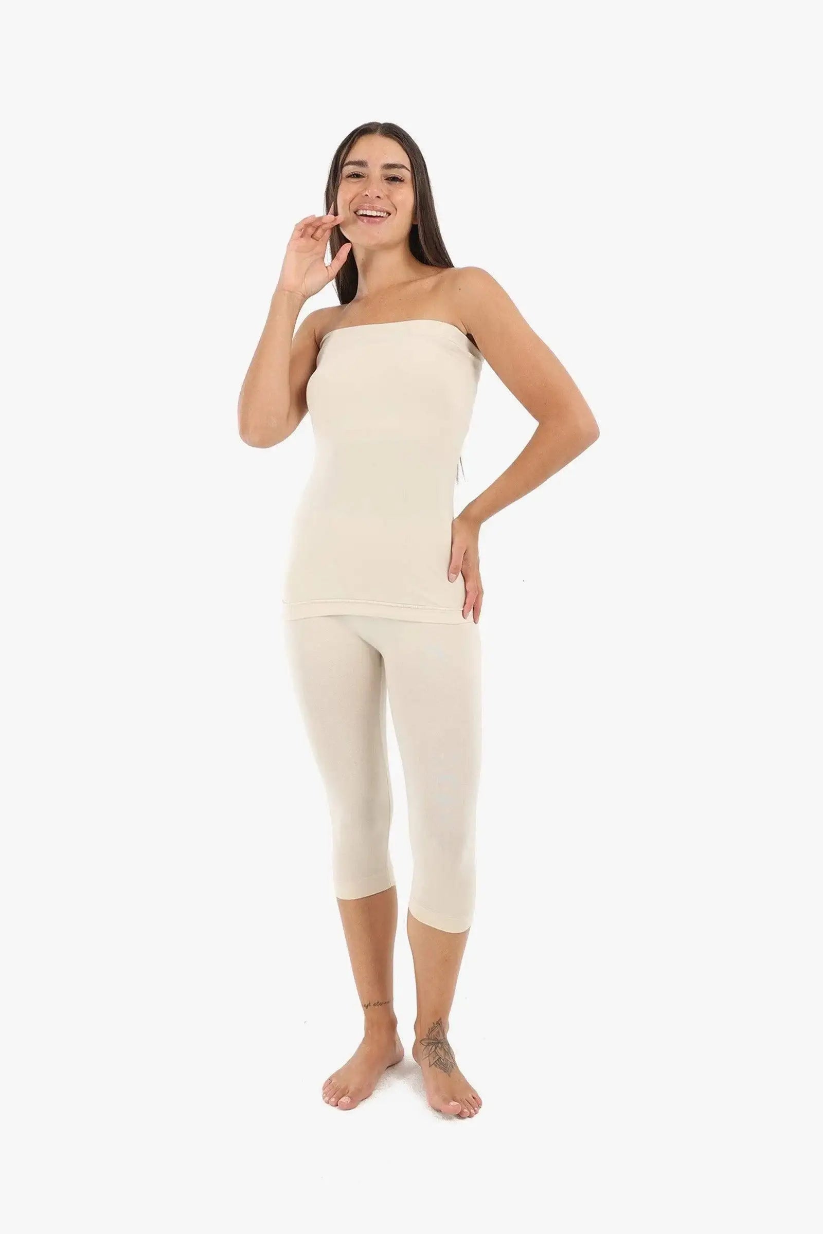 Seamless Strapless Tank Top - Carina - كارينا