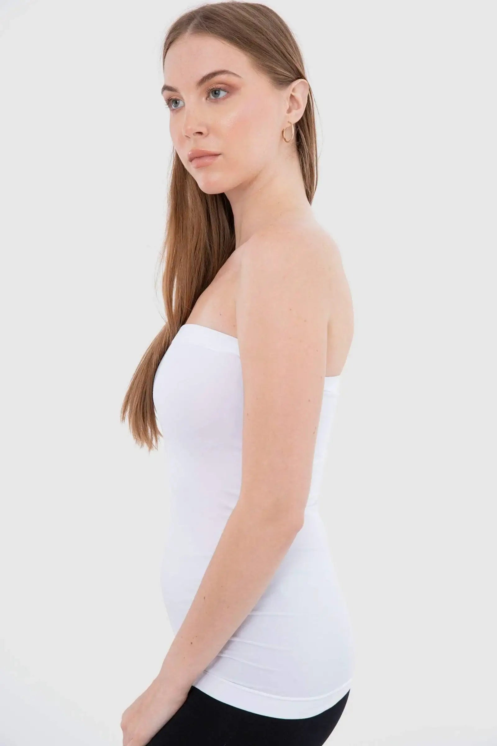 Seamless Strapless Tank Top - Carina - كارينا