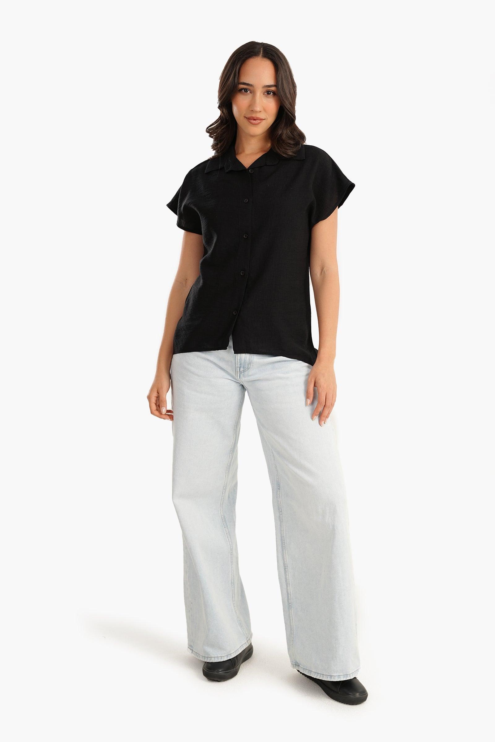 Short Sleeves Lounge Shirt - Carina - كارينا