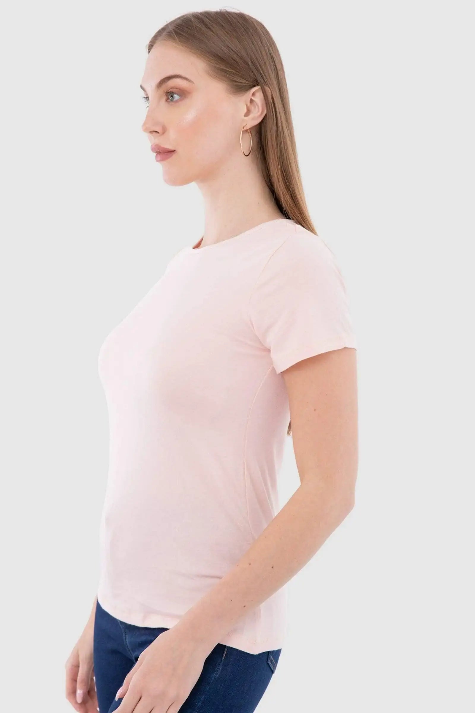Short Sleeves Viscose Top - Carina - كارينا