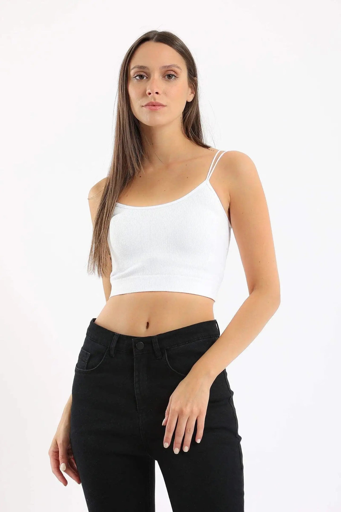 Cotton Spaghetti Straps Top