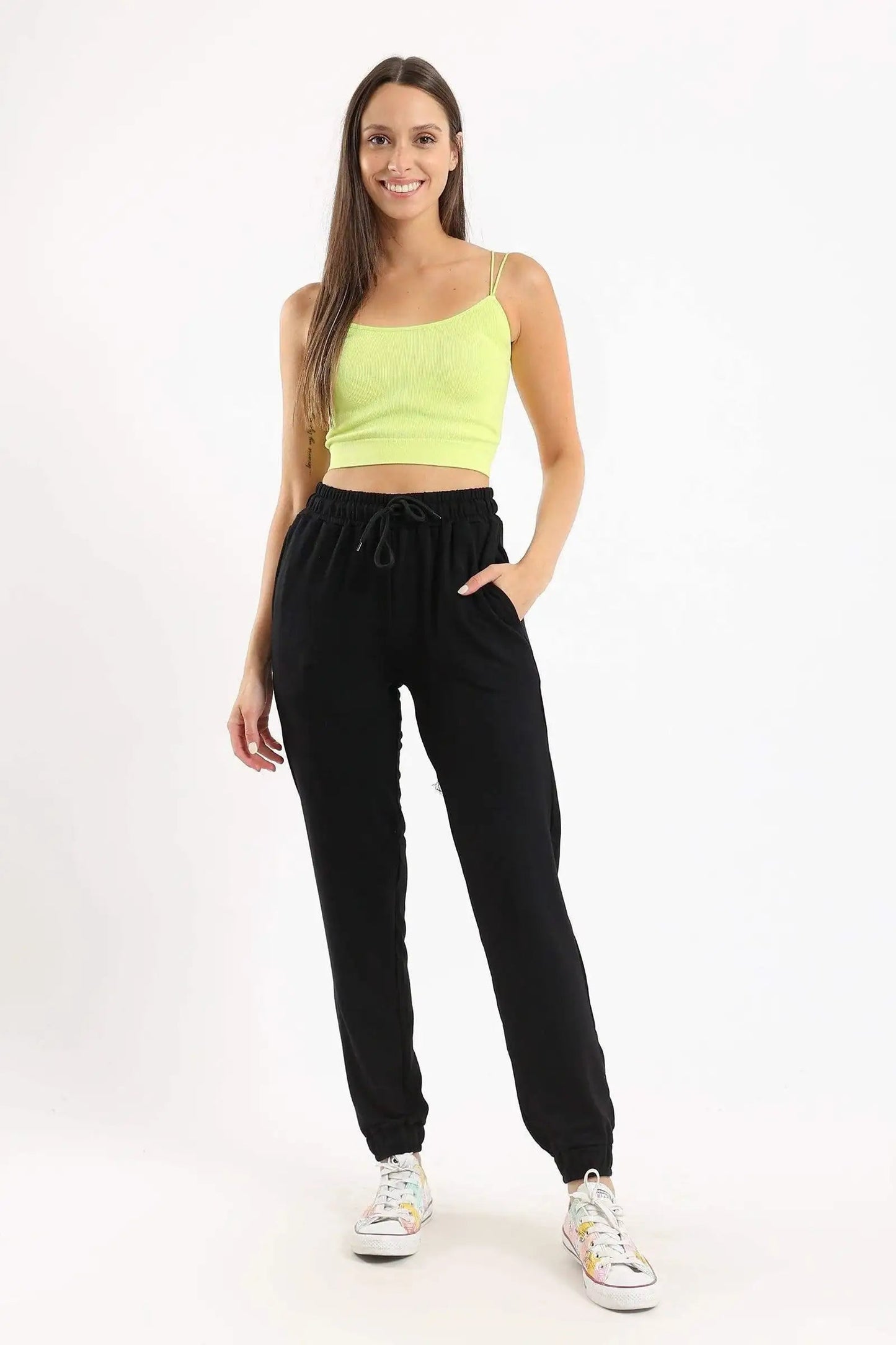 Cotton Spaghetti Straps Top