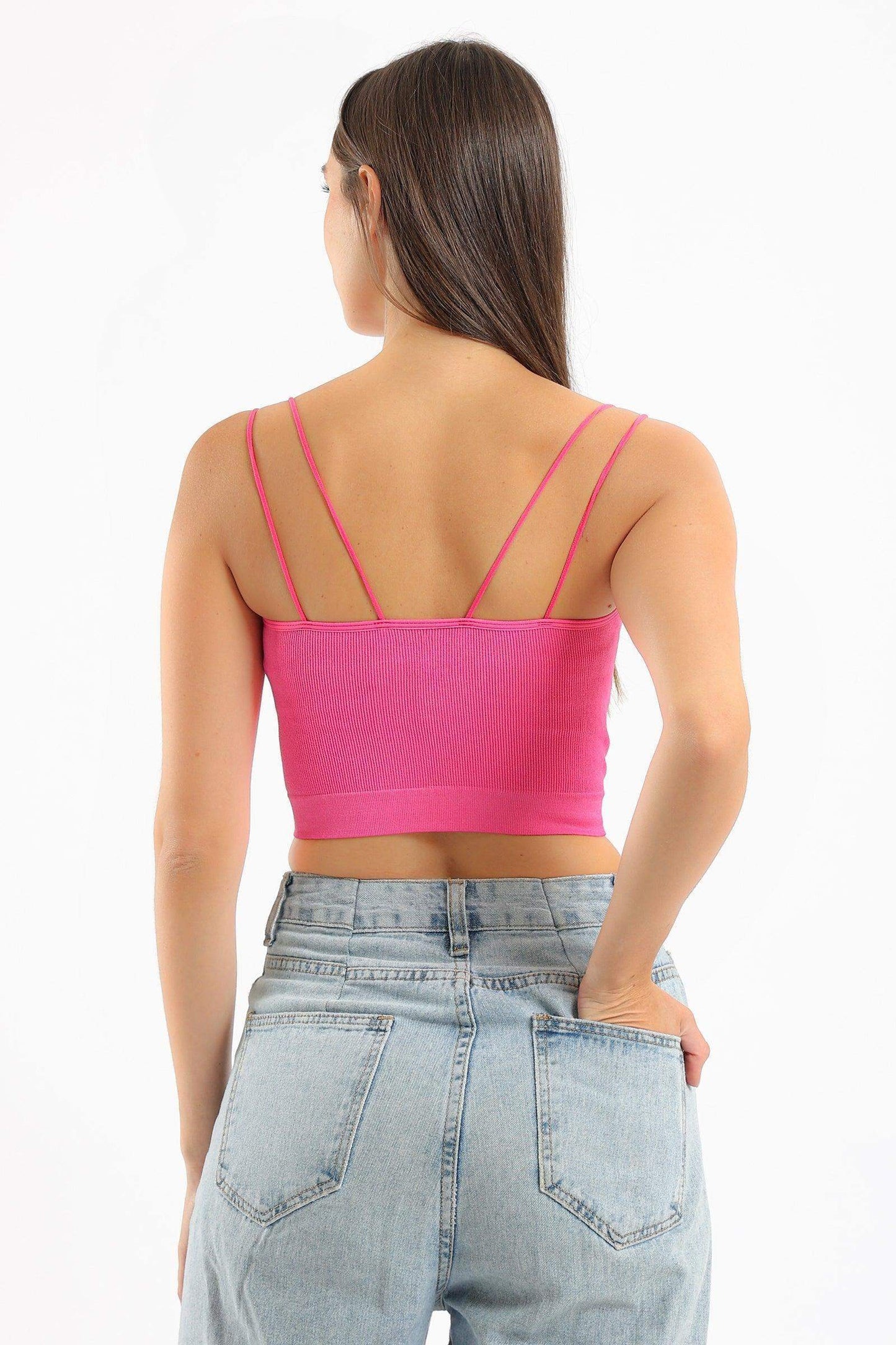 Cotton Spaghetti Straps Top