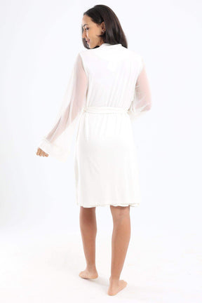 Transparent Long Sleeves Robe - Carina - كارينا