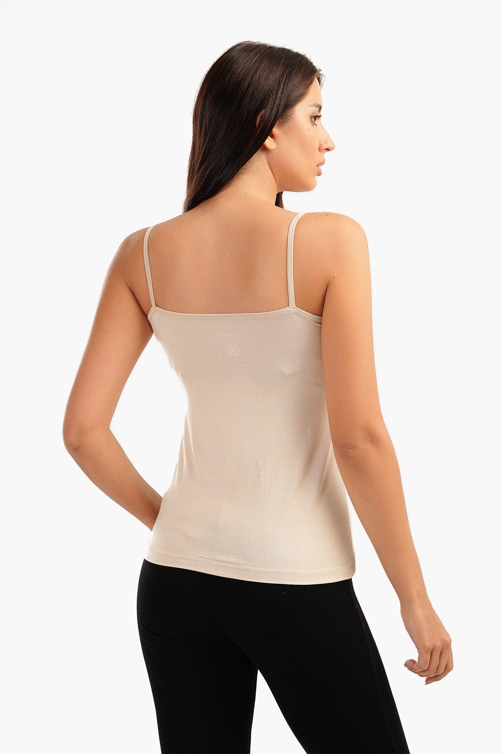 Viscose Sleeveless Tank Top - Carina - كارينا