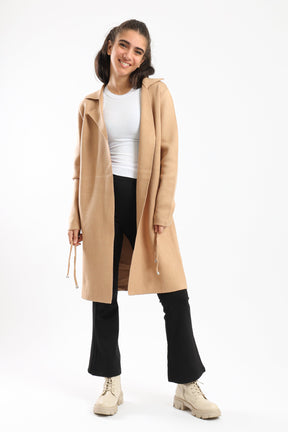 Trench Coat with Adjustable Belt