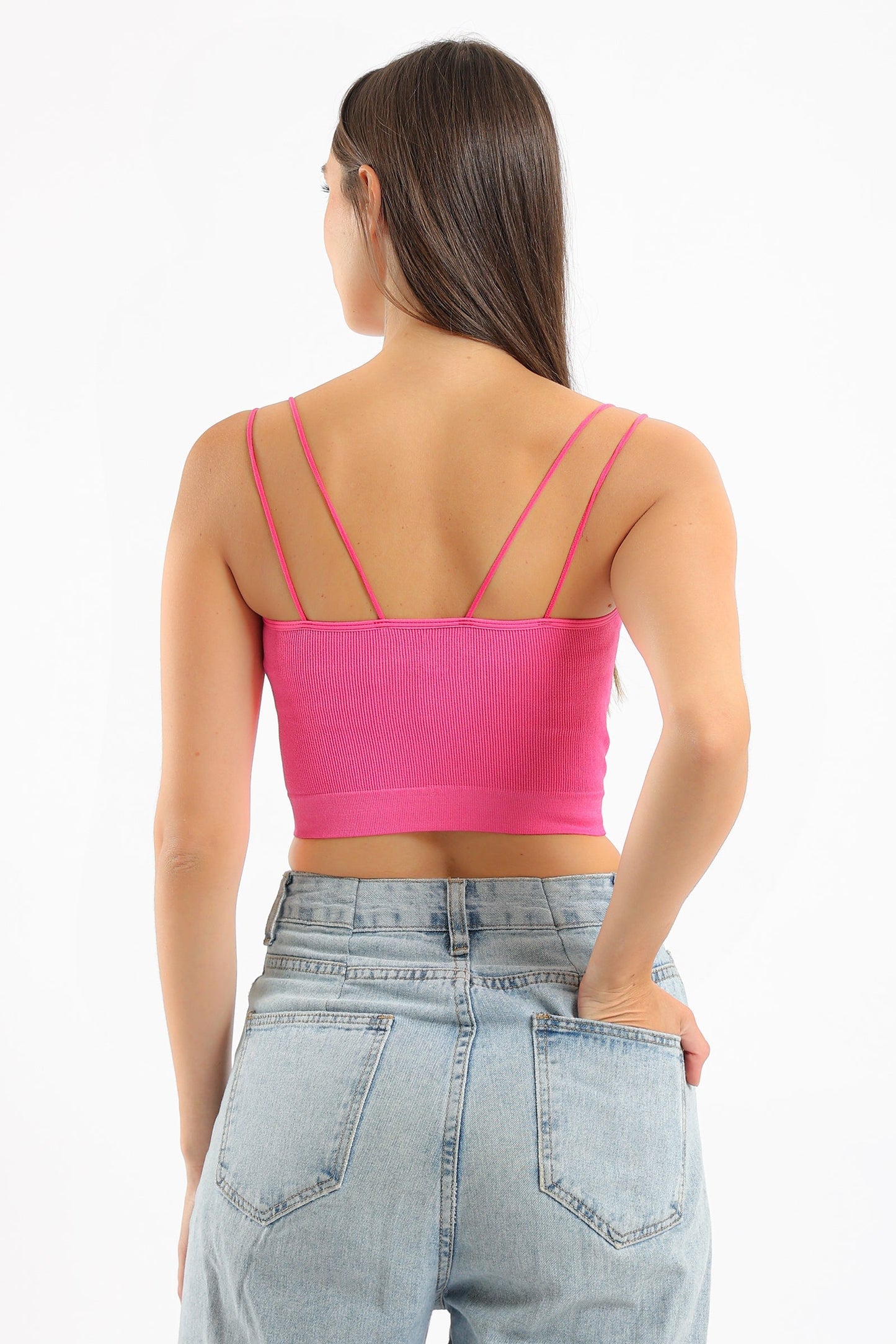 Spaghetti Straps Cropped Top