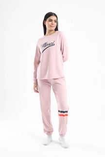 Rose Crew Neck Pyjama Set