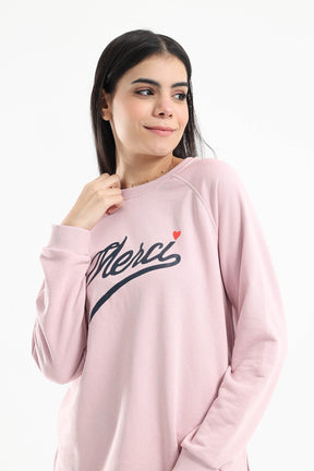 Rose Crew Neck Pyjama Set