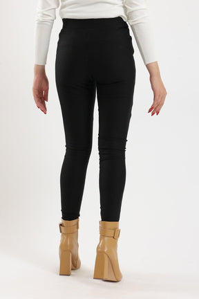 Black High Rise Leggings - Carina - كارينا