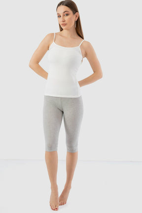 Cotton Pantacourt Legging - Carina - كارينا