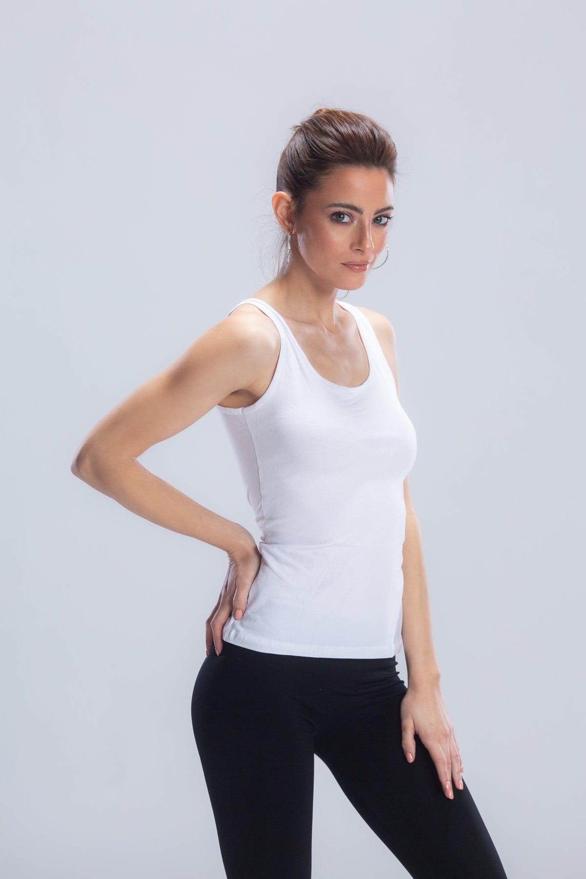 Cotton Sleeveless Tank Top - Carina - كارينا