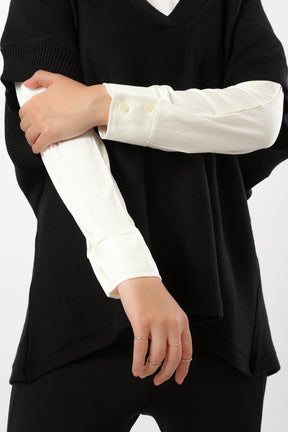 Detachable Sleeves with Buttoned Cuffs