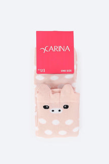 Dotted Cotton Socks - Carina - كارينا