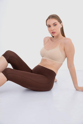 Elastic Waist Pantacourt Legging - Carina - كارينا