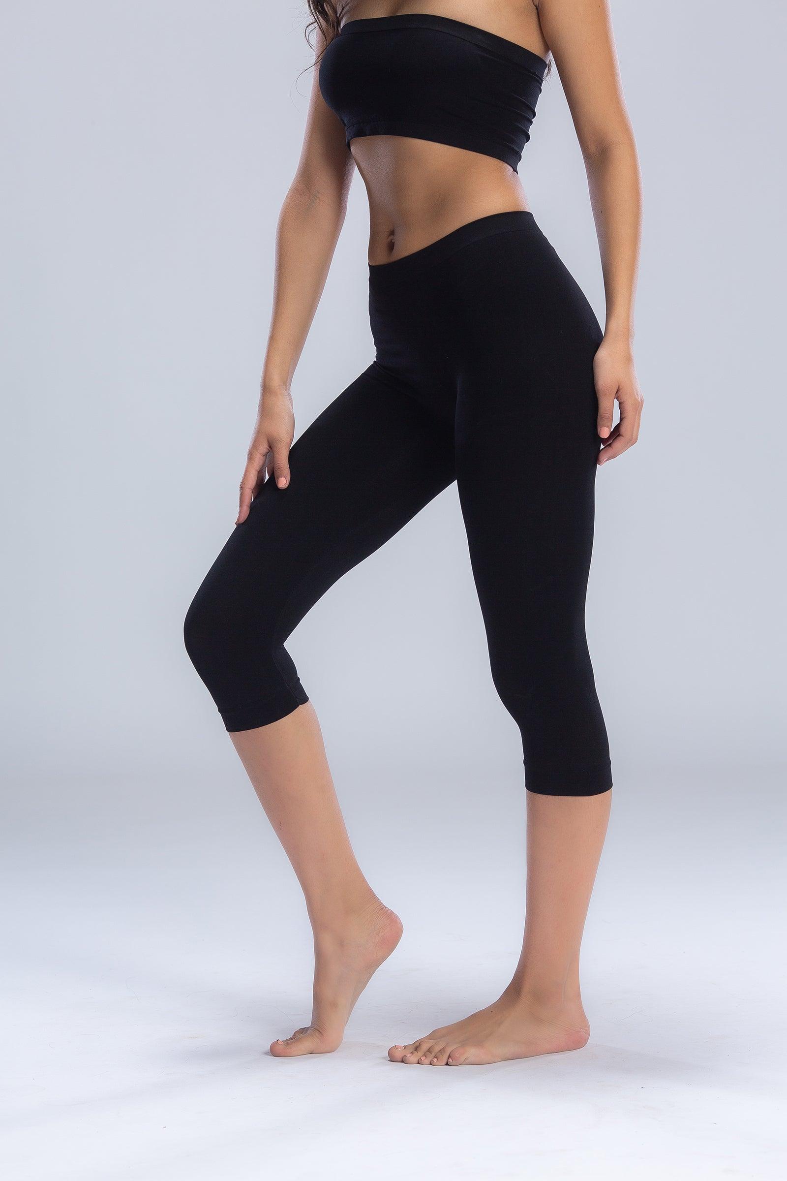 Elastic Waist Pantacourt Legging - Carina - كارينا