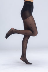 Heart Patterned Pantyhose - Carina - كارينا