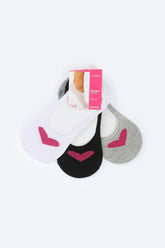 Heart Shaped Sock - 3 Pairs - Carina - كارينا