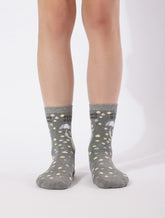 High Ankle Printed Socks - Carina - كارينا